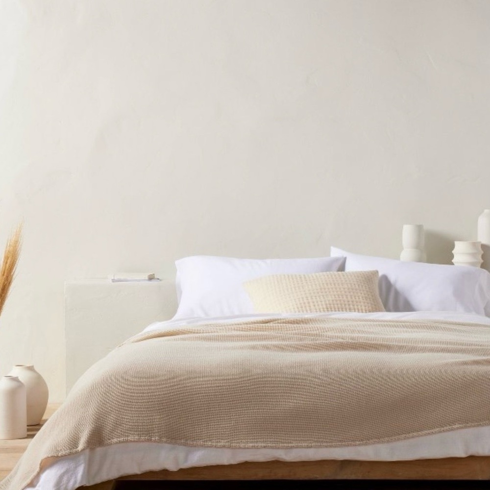 Casaluna Cream Throw Blanket